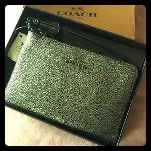 Coach Brass/Gold Wristlet